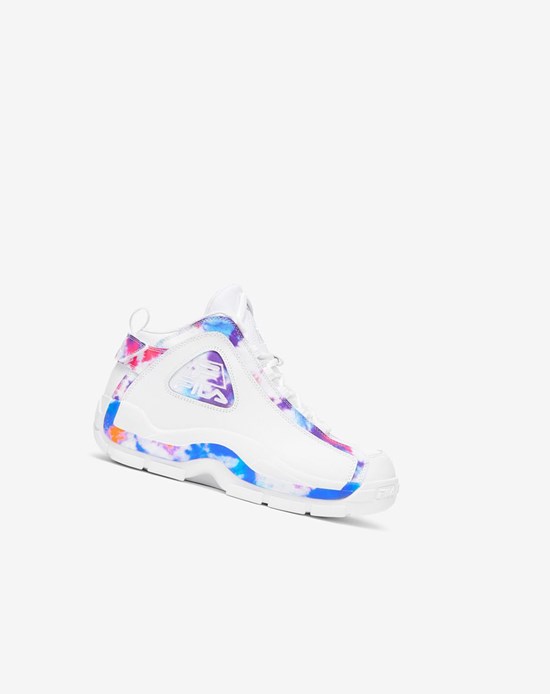 Fila Grant Hill 2 Tie Dye Sneakers Blancas Blancas | 15XGVJOQE