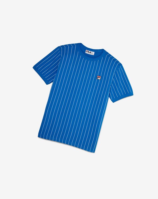 Fila Guillo Tee Azules Blancas | 24XOZFDPU