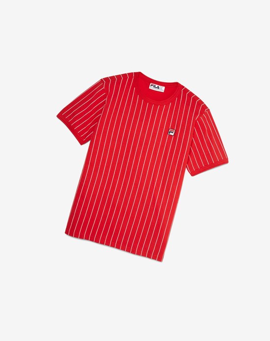 Fila Guillo Tee Rojas Blancas | 27FUGIEJH