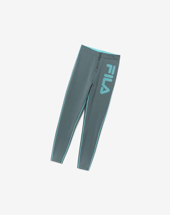 Fila Harleen High Rise Legging Azules Turquesa | 93EOQGPWC