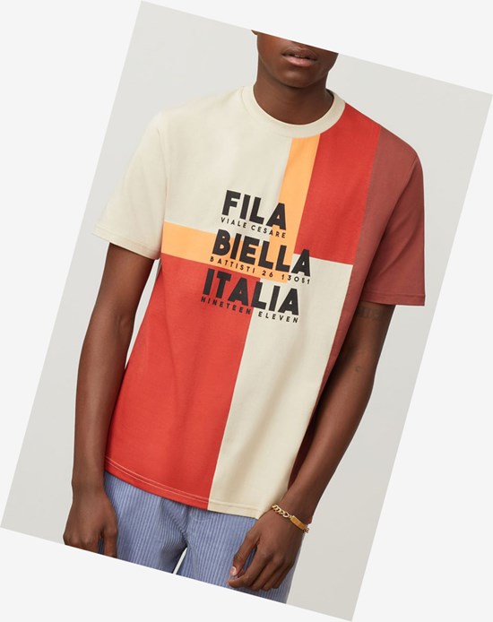 Fila Haru Tee Chili/Corg/Blk | 96RQXBJFC