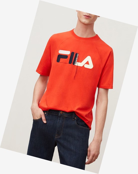 Fila Hawk Tee Chrytomato | 65XFJMEZV