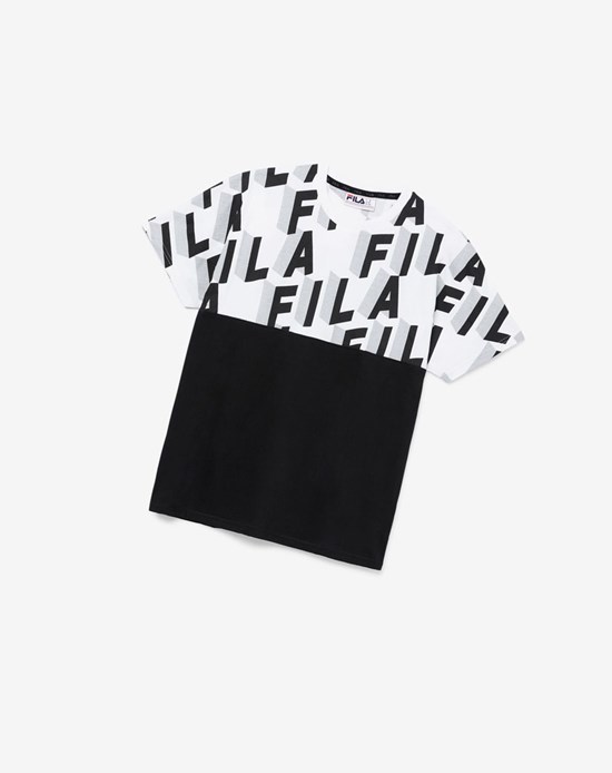 Fila Haze Tee Negras | 43WNXYGVA