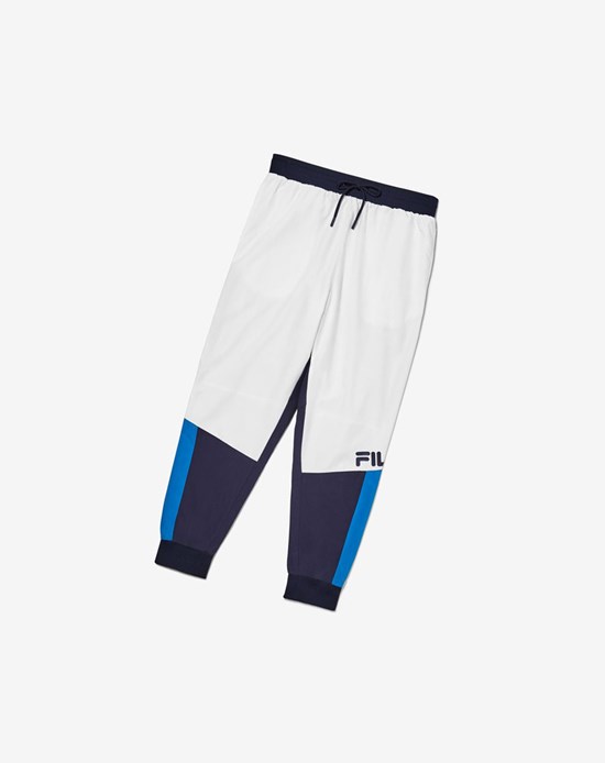 Fila Hudson Pista Pant Blancas Azul Marino Azules | 86FYJKDCM