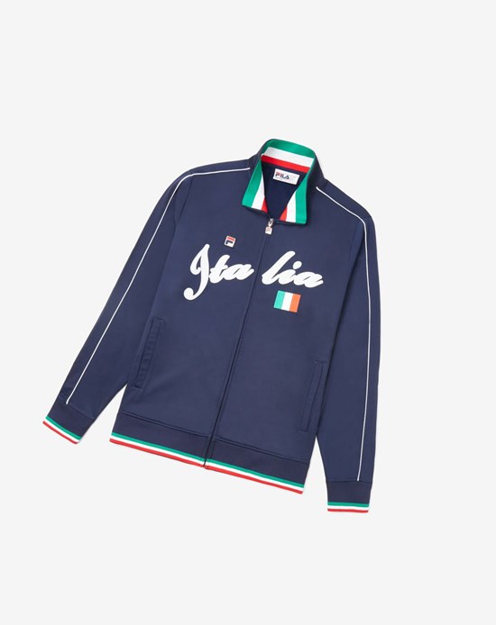 Fila Italia Pista Jacket Blancas | 51AIXHOVY