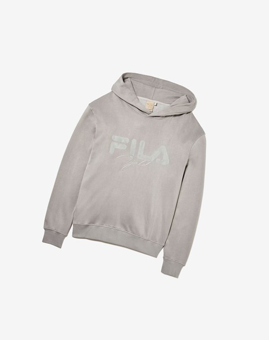 Fila Jacob Hoodie 289 Ash | 02OBYMZTL