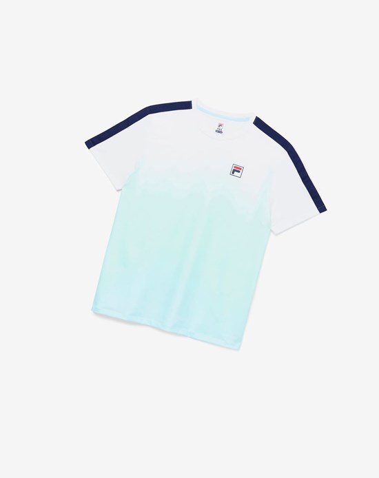 Fila Legends Ombre Crew Blancas Azul Marino | 28XNJKWYA