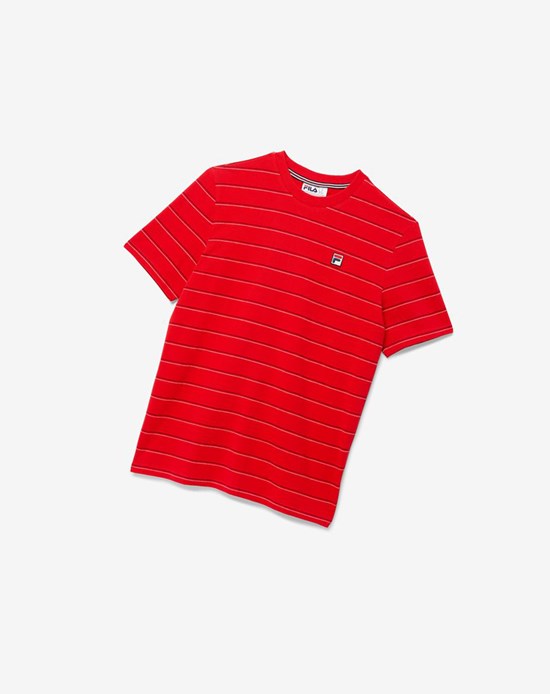 Fila Leon Tee Rojas Blancas | 92BLHMRIZ