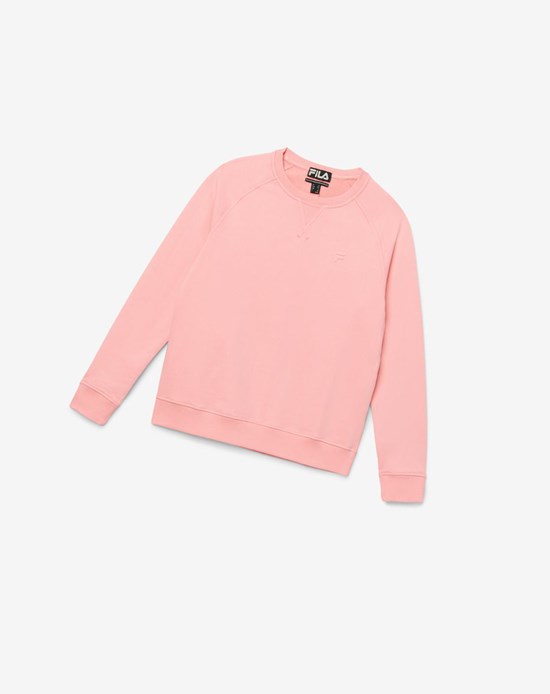 Fila Logan Crewneck 681 Strawberry Ice | 83BXVQUOI