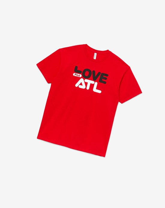 Fila Love Atl Tee Rojas | 58AXEKVHG