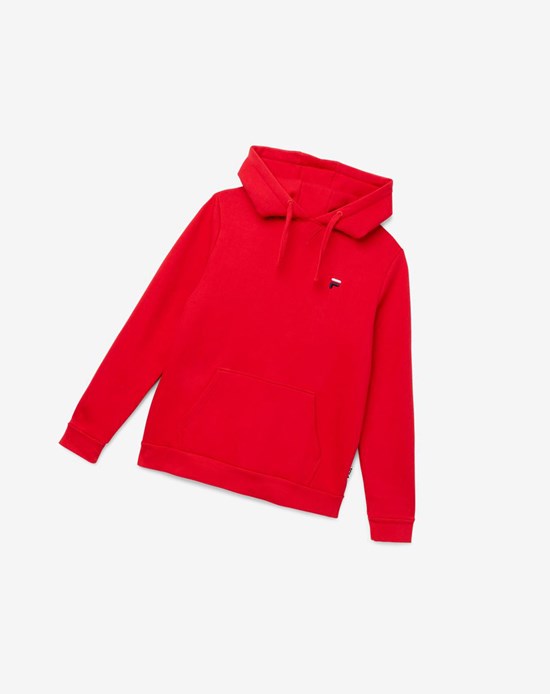 Fila Luka Hoodie Rojas | 85EXBAFSZ