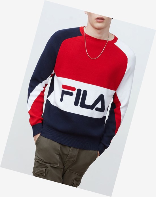 Fila Luke Sueter Peac/Cred/Wht | 89NXEVWFQ