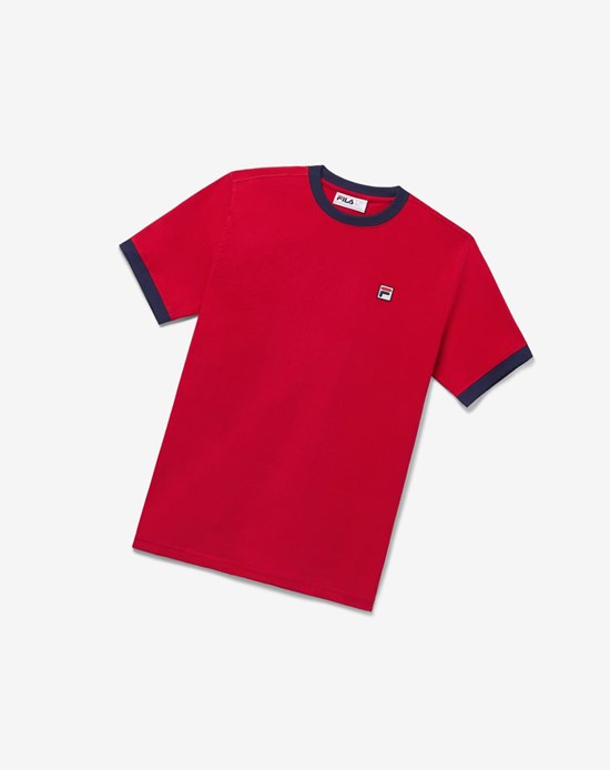 Fila Marconi Ringer Tee Rojas | 18UOWSBNR