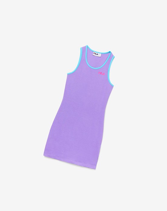 Fila Mattea Vestido Moradas Rosas Azules | 21PRUVJSO