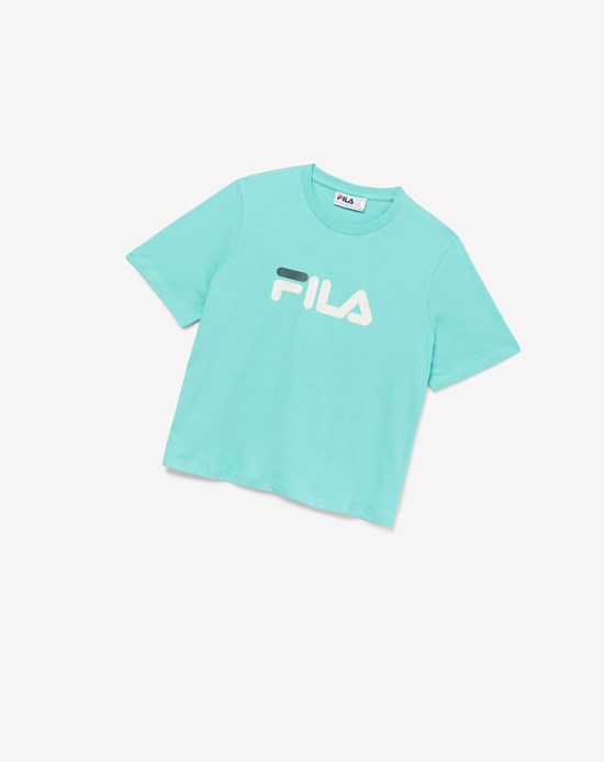 Fila Miss Eagle Tee Azules Turquesa | 06ERSBTFJ