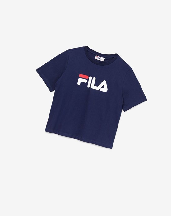 Fila Miss Eagle Tee Rojas Blancas | 96RQJBGPY