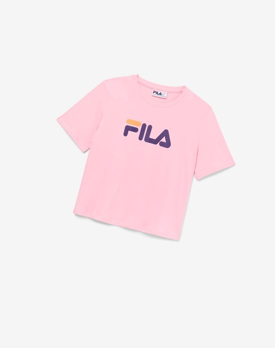 Fila Miss Eagle Tee Rosas Naranjas | 02LROEKHA