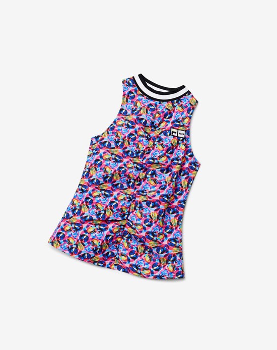 Fila Msgm X Fila Raceback Tank Rosas | 61IDLGFNZ