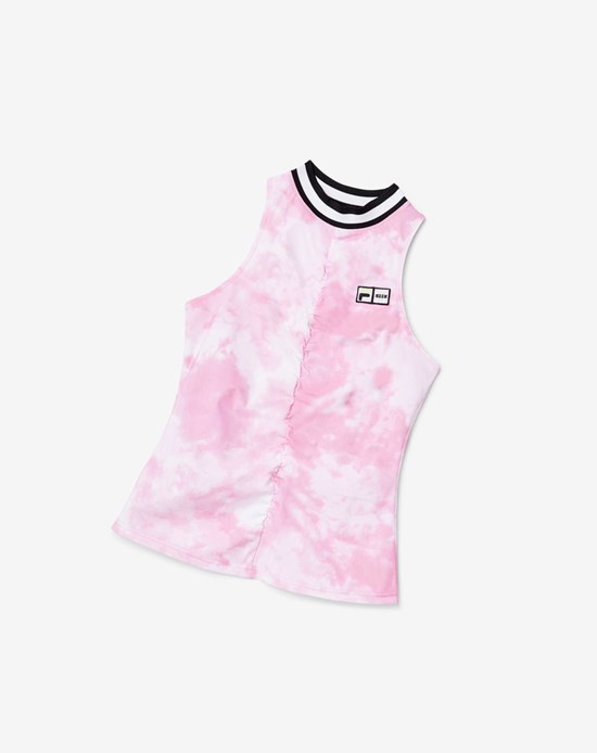 Fila Msgm X Fila Raceback Tank Rosas | 71KFADHMQ