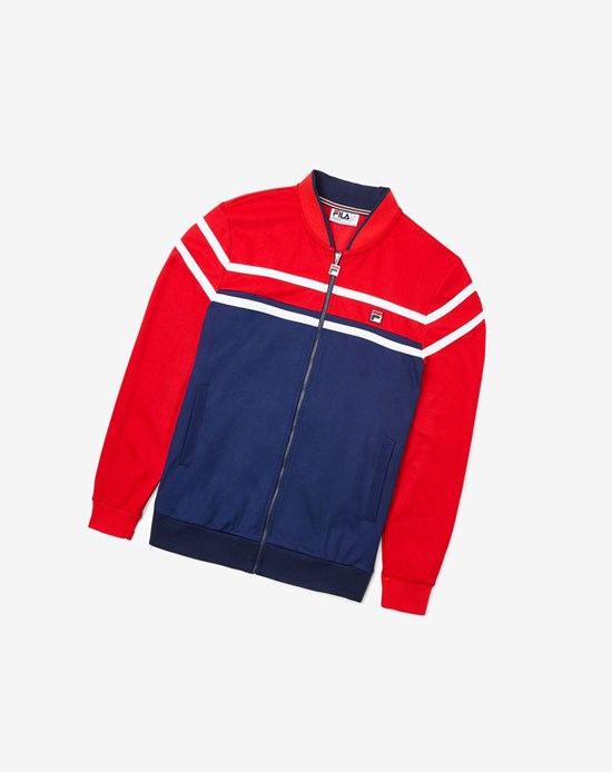 Fila Naso Jacket Azul Marino Rojas Blancas | 59TELNUCH