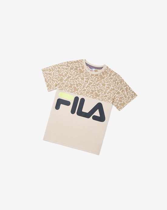 Fila Nolan Tee 050 Cement | 30LGMJWTN