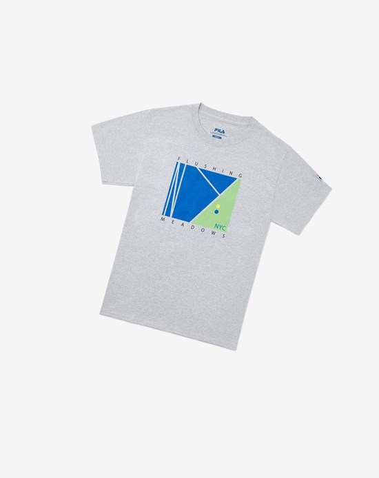 Fila Nyc Court Tee Gris | 52UNOTFPQ