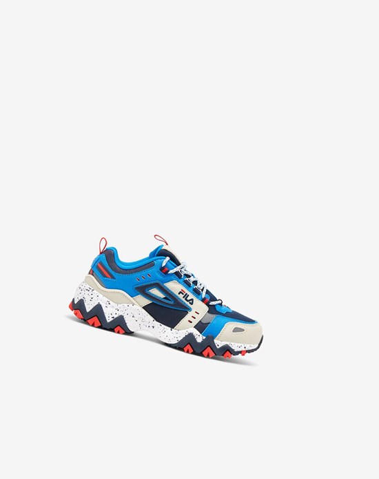 Fila Oakmont Tr Sneakers Azul Marino Plateadas Azules | 70GVOPQRJ