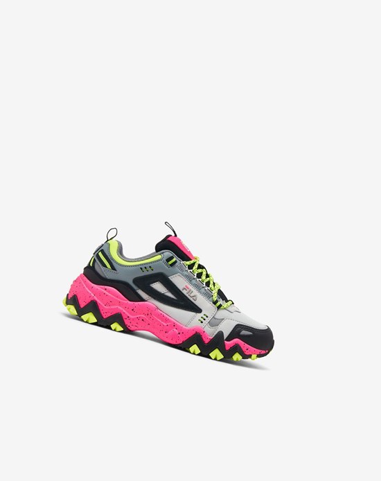 Fila Oakmont Tr Sneakers Ggry/Blk/Pglo | 46SMEZUBV