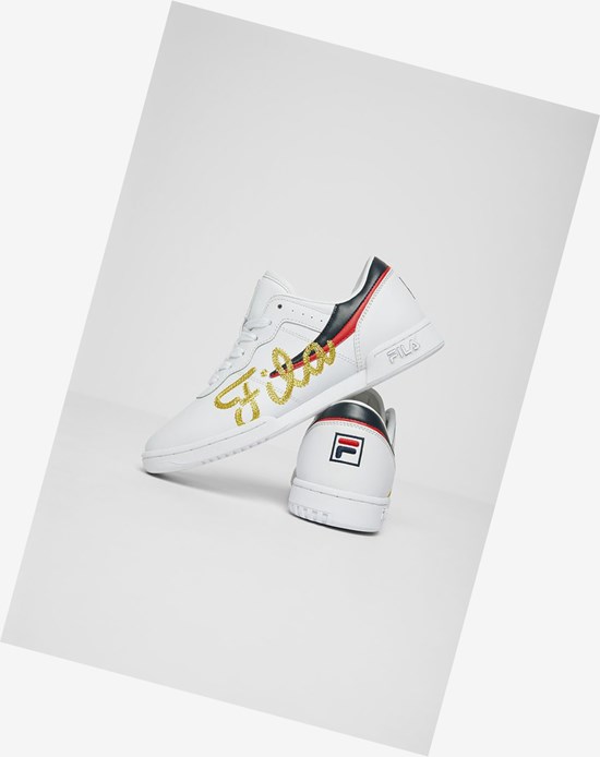 Fila Original Fitness Signature 2 Sneakers Wht/Fnvy/Fred | 12CQGUZPL