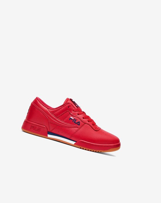 Fila Original Fitness Tenis Shoes Rojas Azul Marino Blancas | 82FOPERDW