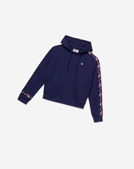 Fila Orsina Hoodie 410 Peacoat | 43IJVWXFL