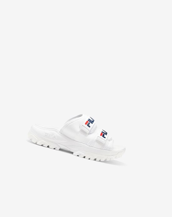 Fila Outdoor Chanclas Chanclas Sandals Blancas Azul Marino Rojas | 26ZLHPGUI