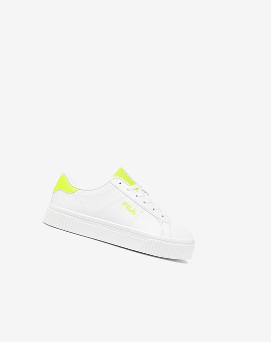 Fila Panache 19 Sneakers Blancas Blancas Amarillo | 08YQKSXWF