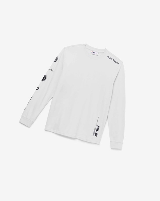 Fila Phantom Long Sleeve Tee 104 Lunar Rock | 26XEUKLNR