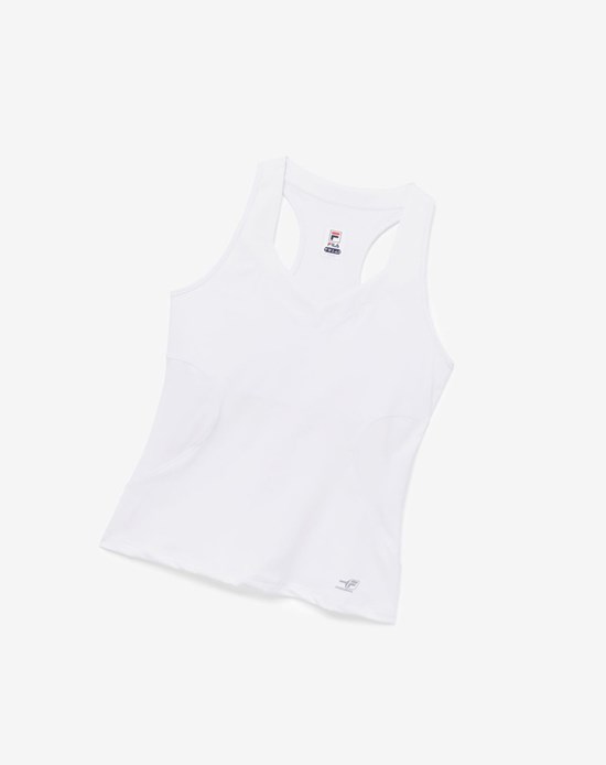 Fila Pickleball Halter Tank Blancas | 49JKVMOTS