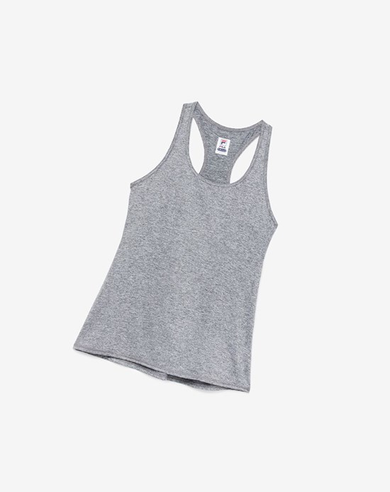 Fila Pickleball Racerback Tank 289 Varsity Heather | 84JUPYCIZ