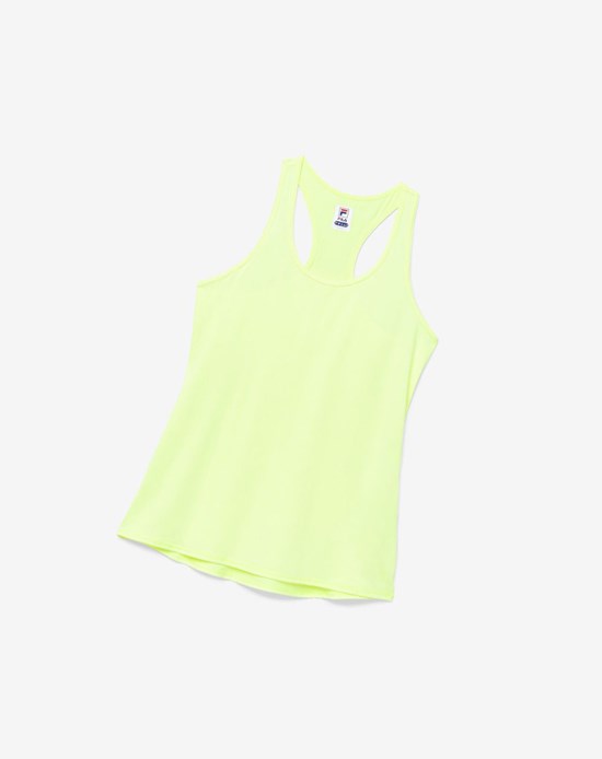 Fila Pickleball Racerback Tank Amarillo | 43RTSMKIY