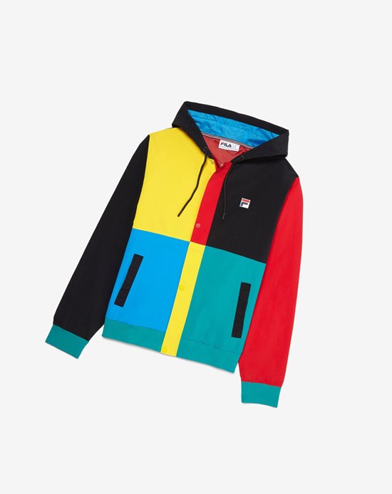 Fila Prentice Viento Jacket Blk/Para/Cred/F | 75AFEGXHI