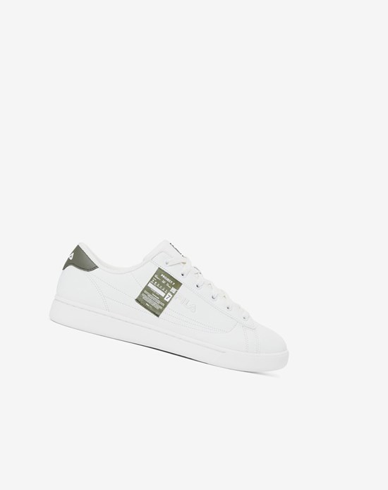 Fila Project 7 Court Ace Tenis Shoes Blancas Blancas Verde | 45ZOCYBJN