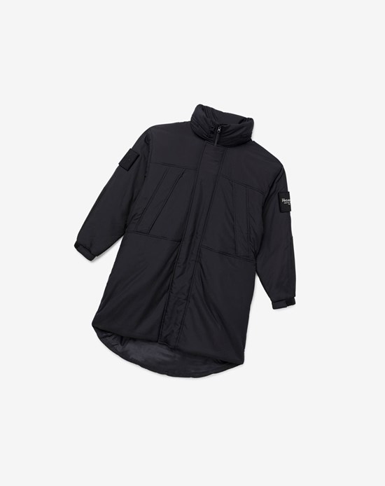 Fila Project 7 Long Acolchado Coat Negras | 40JYZDVIL