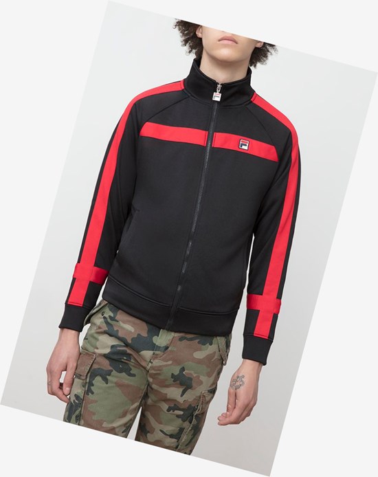 Fila Renzo Jacket Blk/Cred | 02DVEIXWP