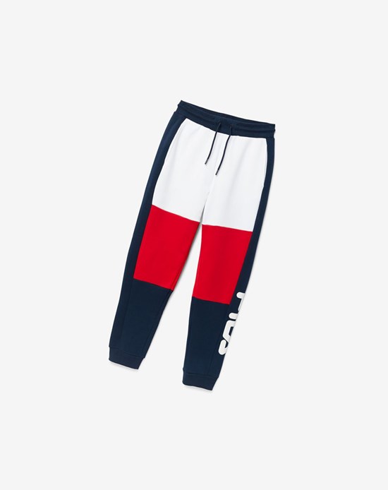 Fila Sander Pant Blancas Rojas | 28FAYLRCM