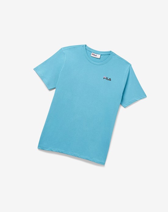 Fila Shoe Tower Tee 318 Larkspur | 98VMNDIUB