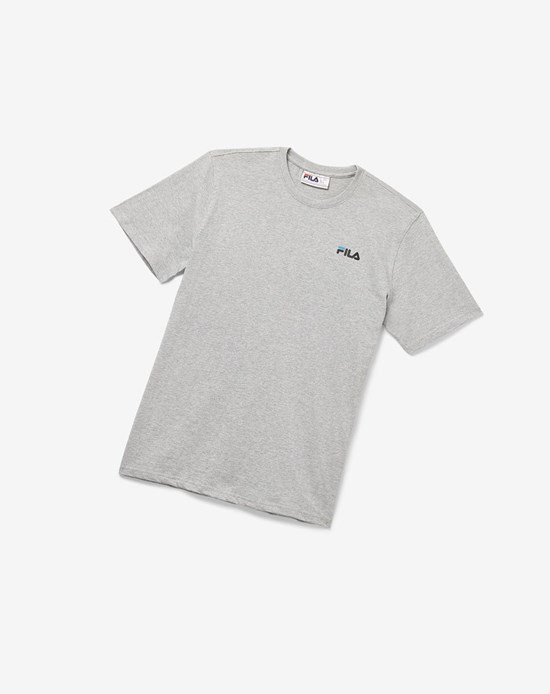 Fila Shoe Tower Tee Gris | 37MYPDACG