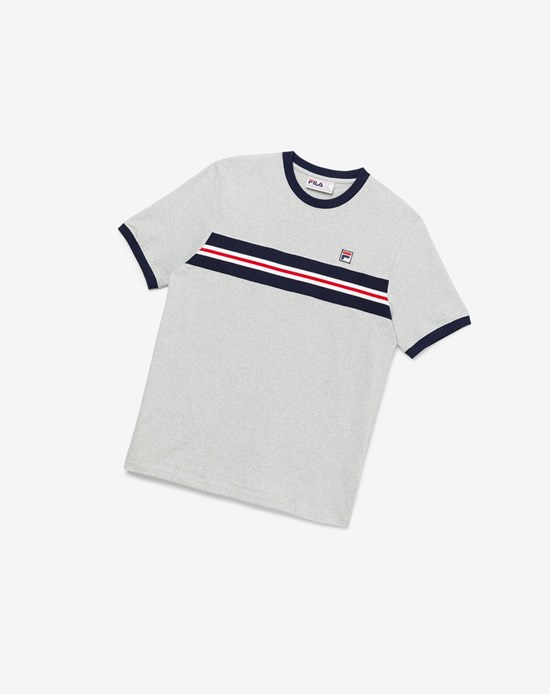 Fila Silver Tee Gris Claro | 40ONXDTQA