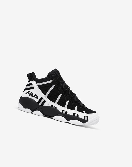 Fila Stackhouse Spaghetti Sneakers Blancas Negras Plateadas | 64DPVXFAL