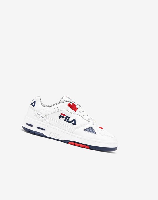 Fila Teratach 600 Sneakers Blancas Azul Marino Rojas | 85RHMYXCL