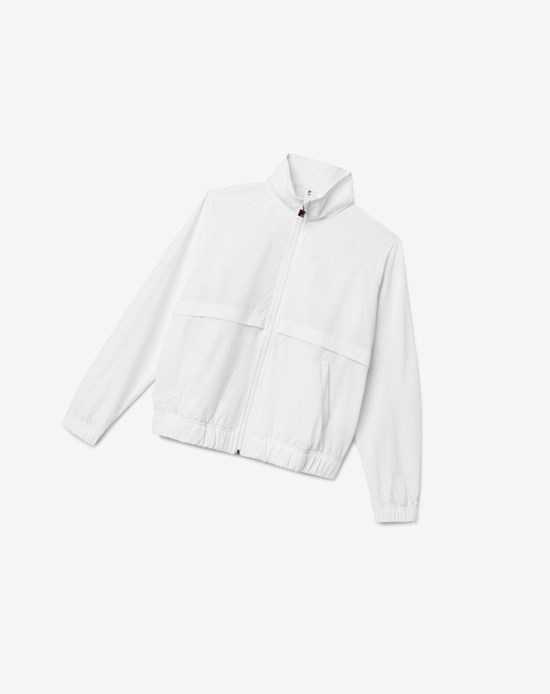 Fila Tie Breaker Jacket Blancas | 61AXUWGOS