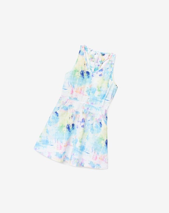 Fila Tie Breaker Vestido 101 Tie Dye Print | 56SYWJEKX