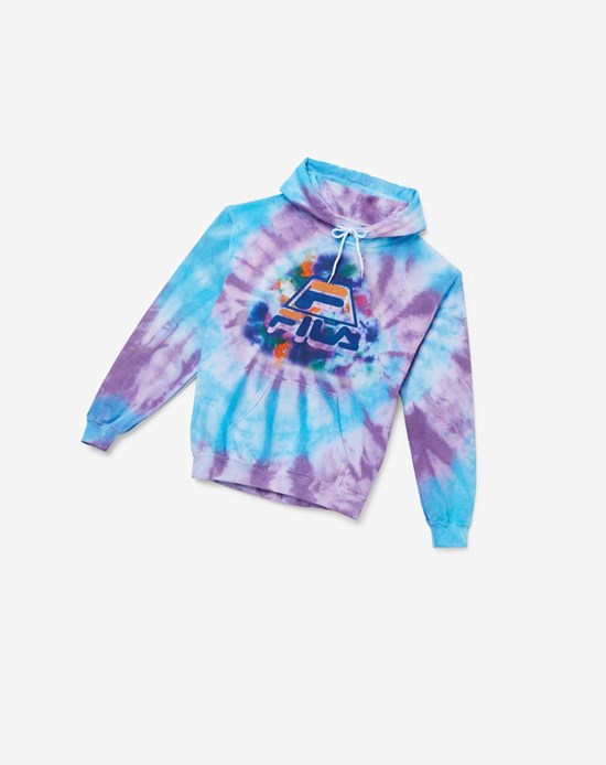 Fila Tie Dye Icon Hoodie 099 Tie Dye | 72ZGTYPSJ